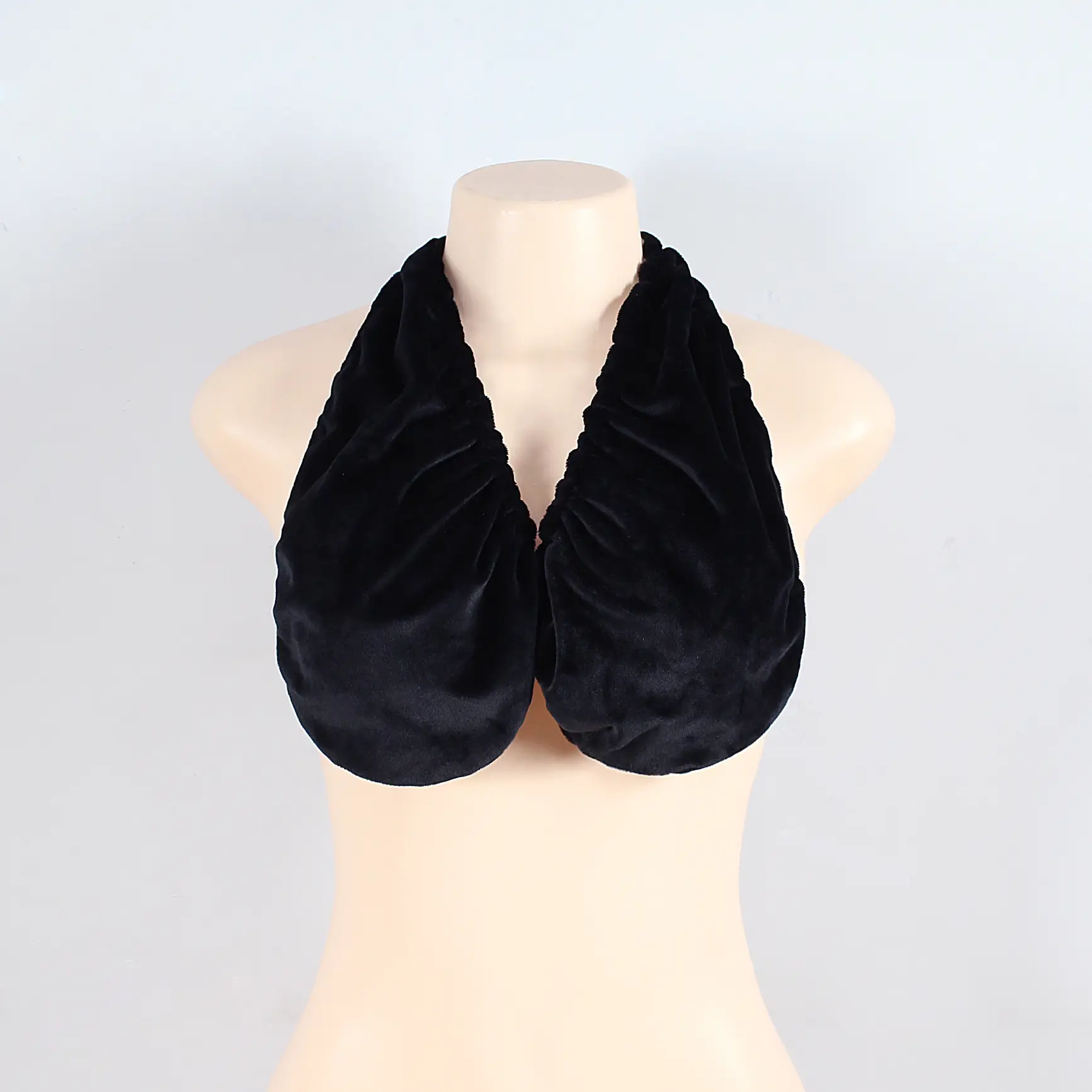 Pink Fleece Neck Towel Bra for Women — feature 23