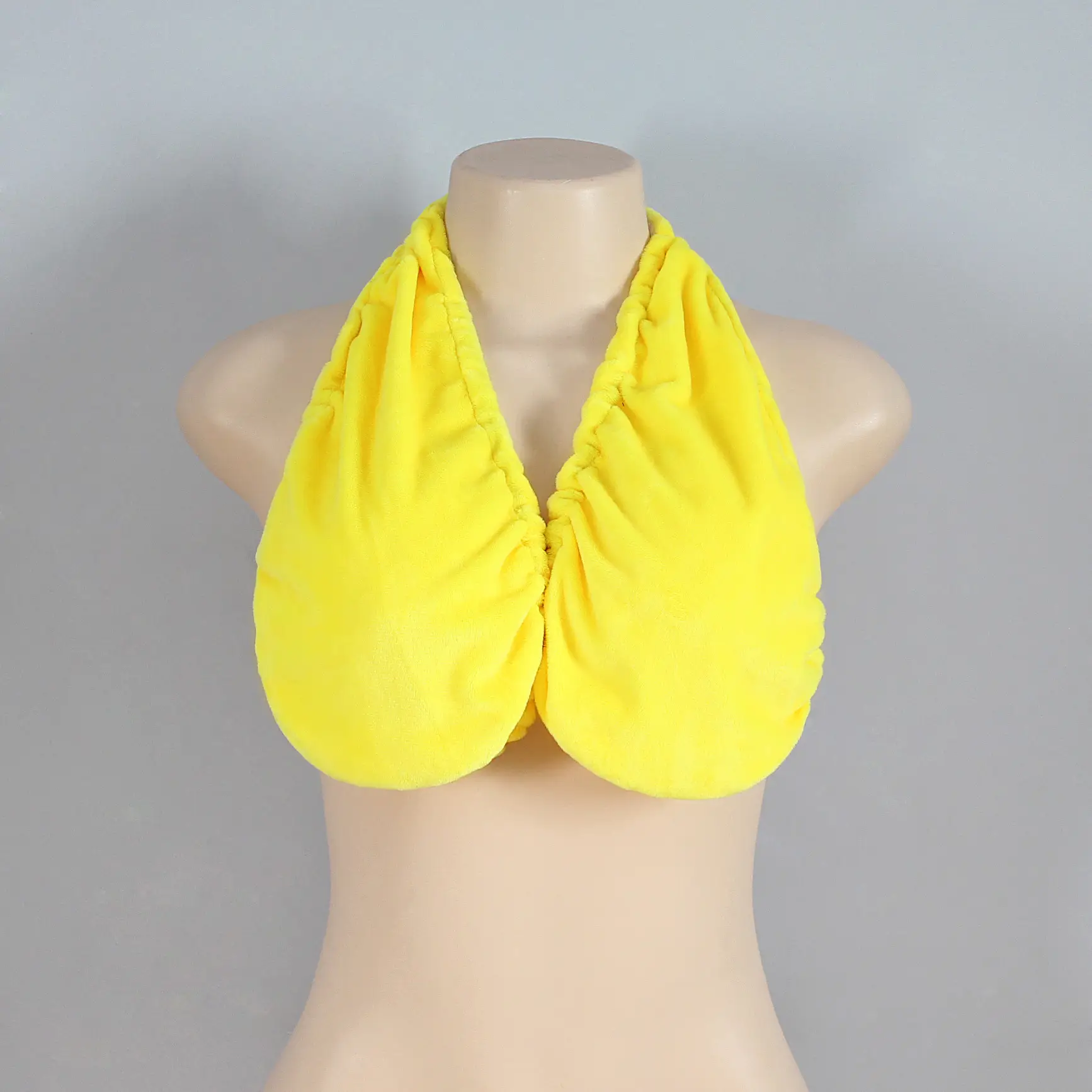 Pink Fleece Neck Towel Bra for Women — feature 24