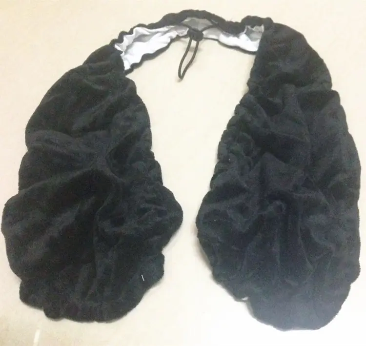 Pink Fleece Neck Towel Bra for Women