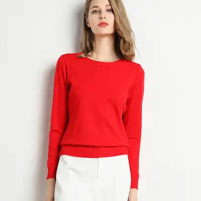 Women Blue Knit Turtleneck Pullover Winter Wear - Image 17