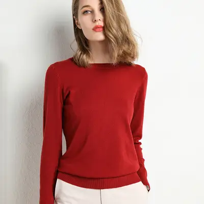 Women Blue Knit Turtleneck Pullover Winter Wear - Image 23