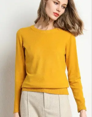 Women Blue Knit Turtleneck Pullover Winter Wear - Image 26