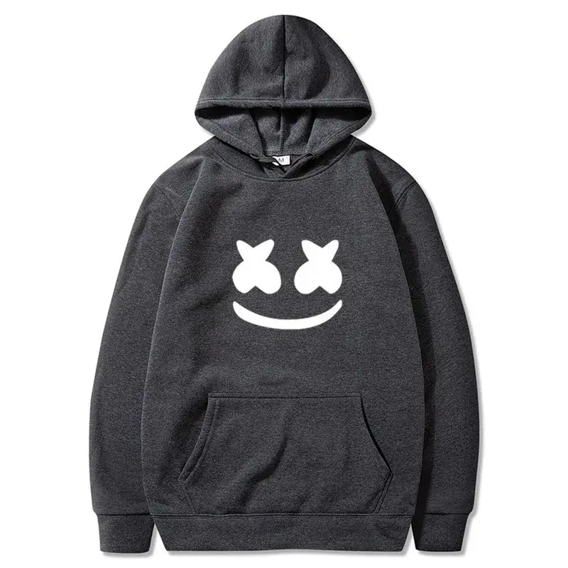 Dark Gray Marshmello Hoodie for Men Women Casual Hooded Sweatshirt - Image 15