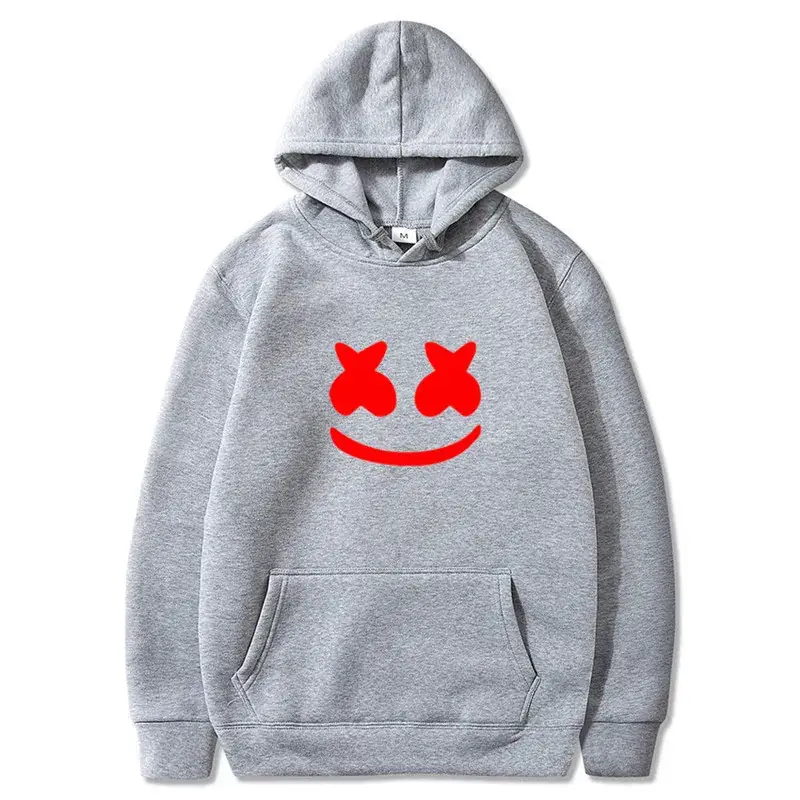 Dark Gray Marshmello Hoodie for Men Women Casual Hooded Sweatshirt - Image 22