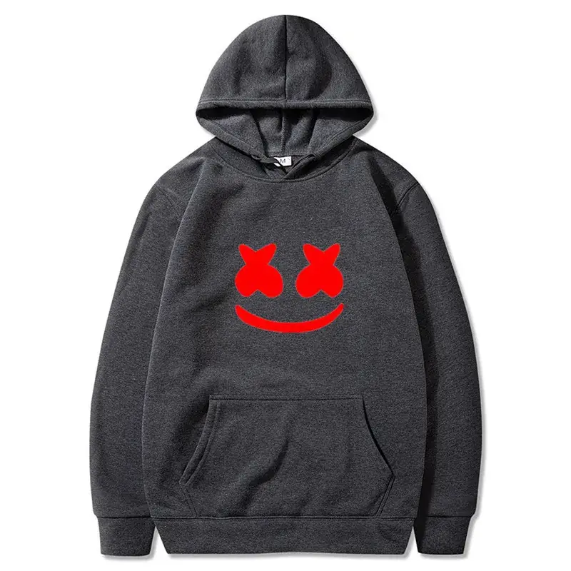 Dark Gray Marshmello Hoodie for Men Women Casual Hooded Sweatshirt - Image 24