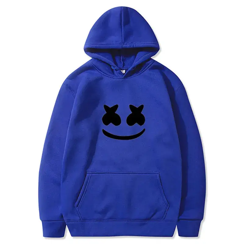 Dark Gray Marshmello Hoodie for Men Women Casual Hooded Sweatshirt - Image 4