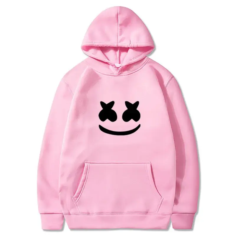 Dark Gray Marshmello Hoodie for Men Women Casual Hooded Sweatshirt - Image 6