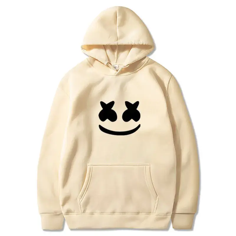 Dark Gray Marshmello Hoodie for Men Women Casual Hooded Sweatshirt - Image 7