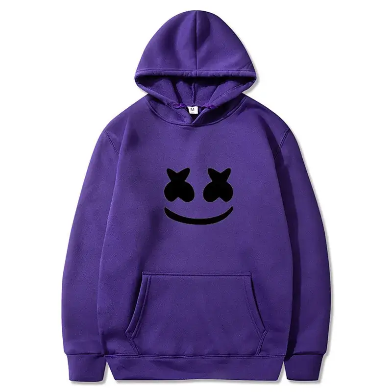 Dark Gray Marshmello Hoodie for Men Women Casual Hooded Sweatshirt - Image 9