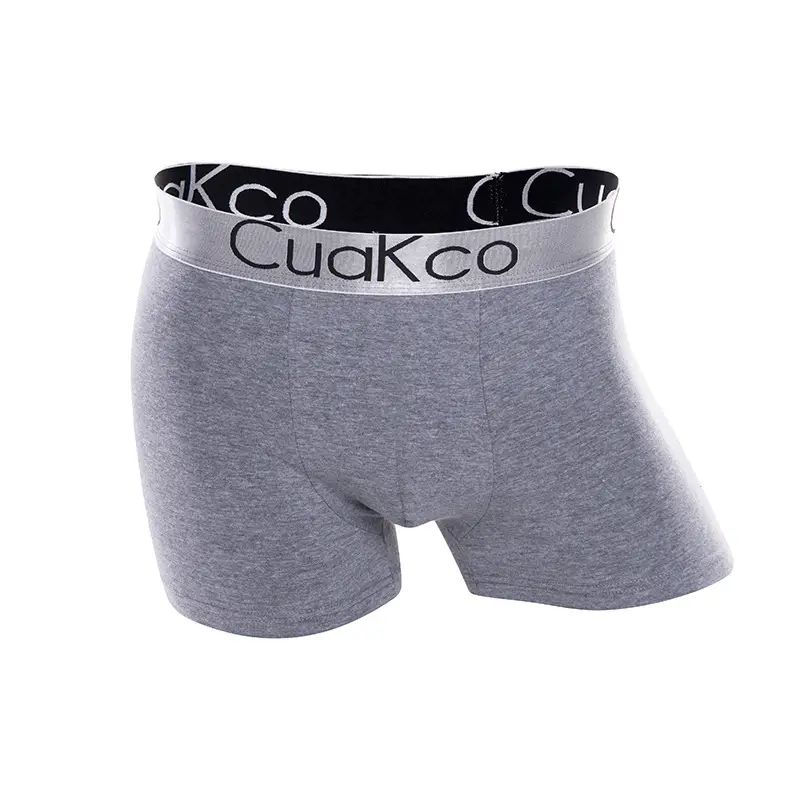 Men's Navy Underwear with 4 Angle Bottom & Box Design