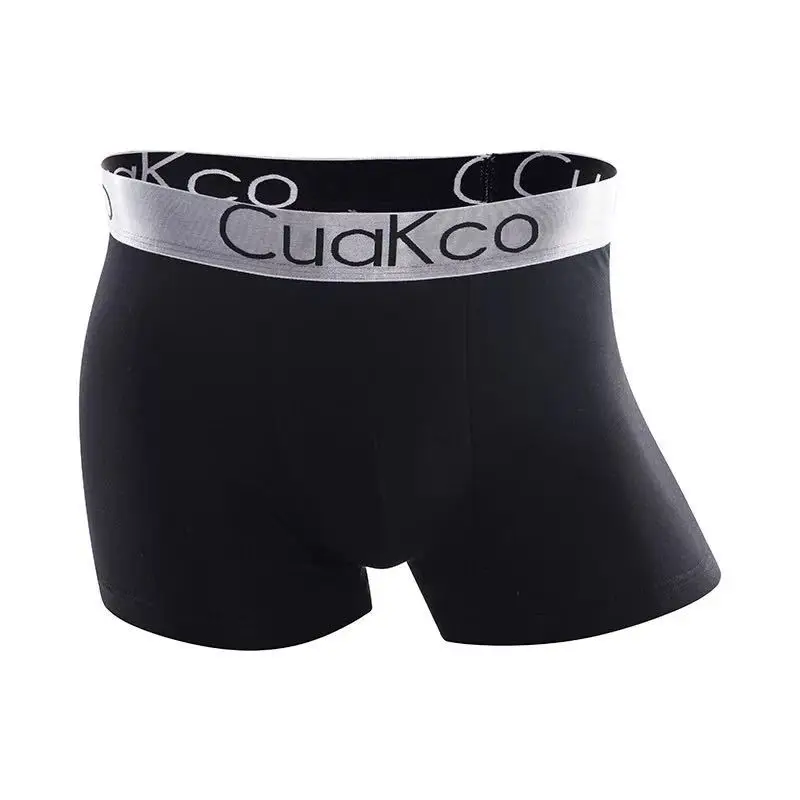 Men's Navy Underwear with 4 Angle Bottom & Box Design