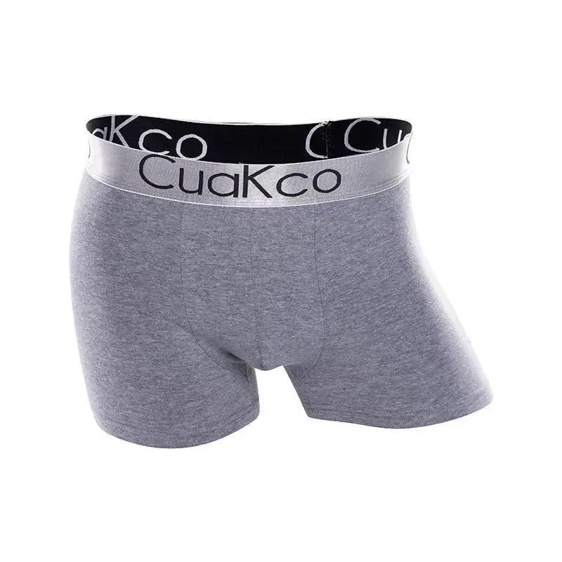 Men's Navy Underwear with 4 Angle Bottom & Box Design