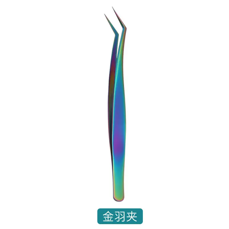 (Color titanium) gold feather clip