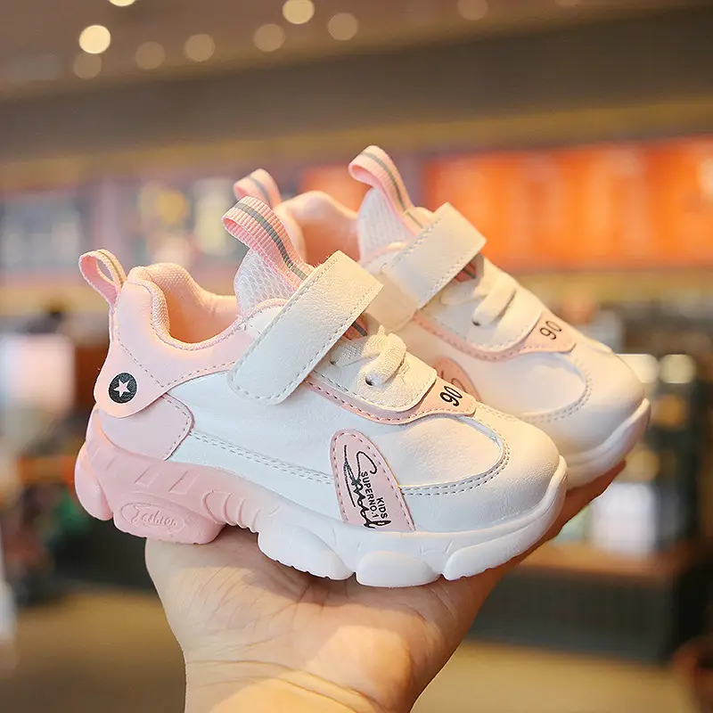 Clearance 2026 Kids White Soft Sole Walking Shoes - Image 5