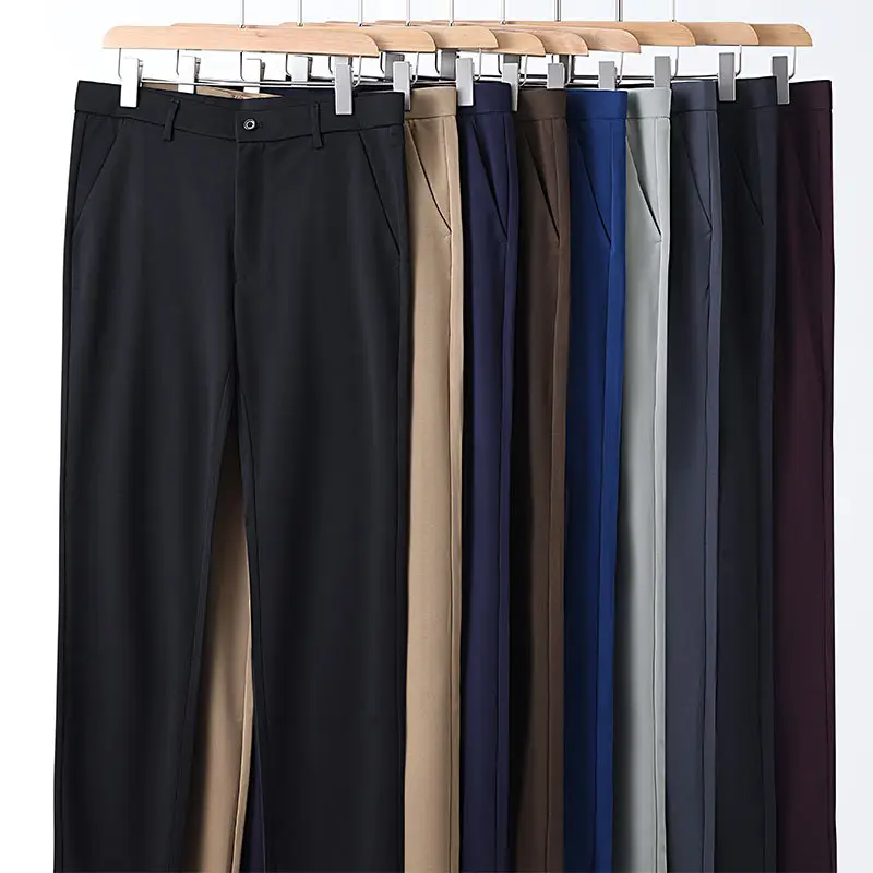 Winter Fleece Lined Black Men's Pants - Image 83