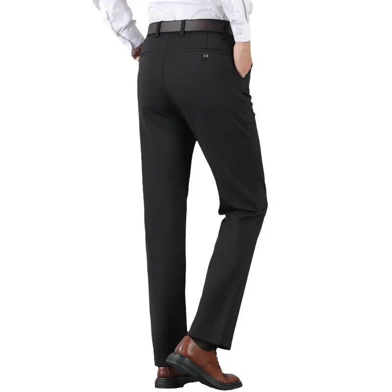 Winter Fleece Lined Black Men's Pants - Image 84