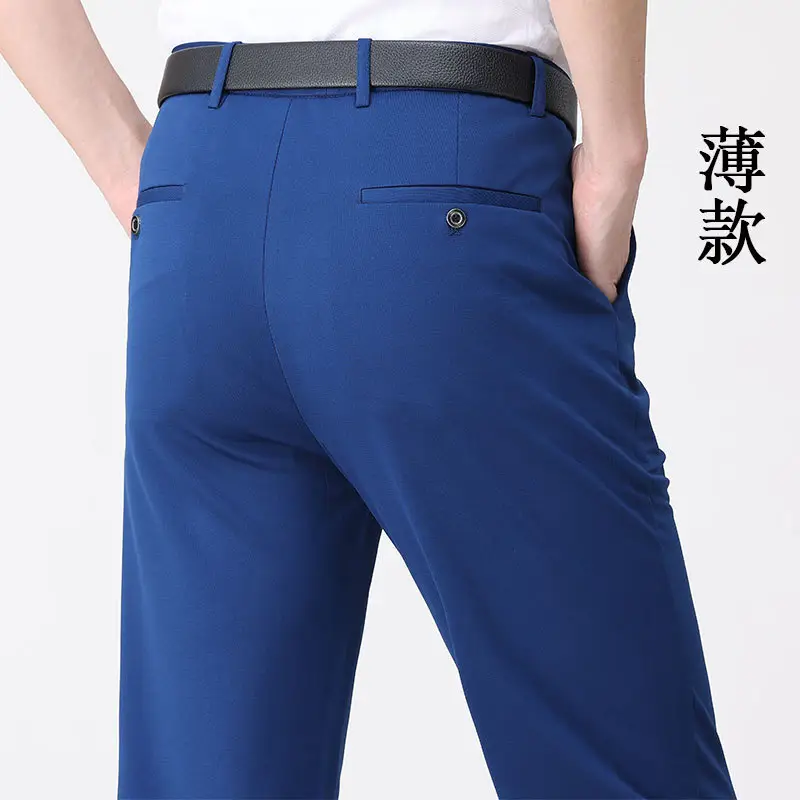 Winter Fleece Lined Black Men's Pants - Image 68