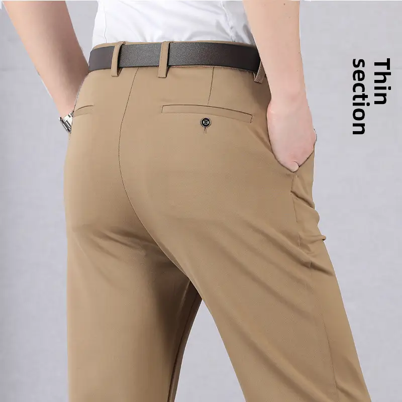 Winter Fleece Lined Black Men's Pants - Image 10