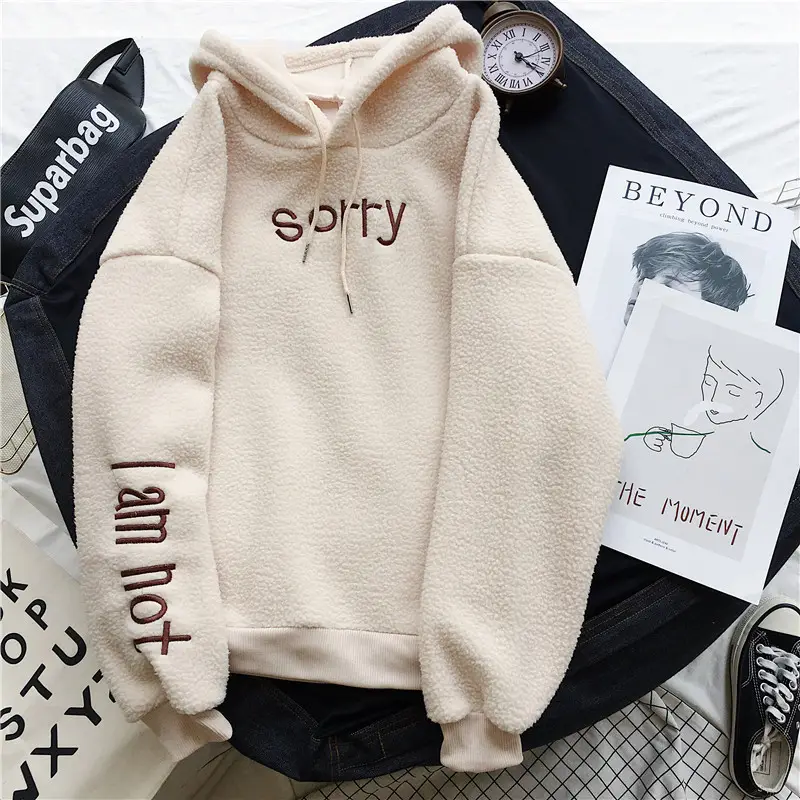 Women Fleece Hoodie Brown "I'm Not So Good" Dropshipping - Image 10
