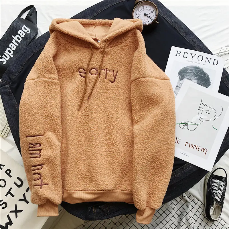 Women Fleece Hoodie Brown "I'm Not So Good" Dropshipping - Image 11