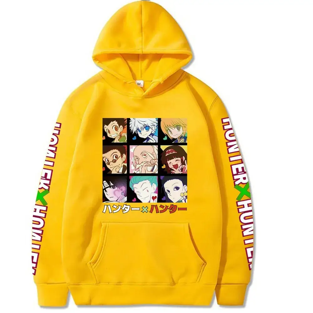Red All-Human Cartoon Hoodie for Men