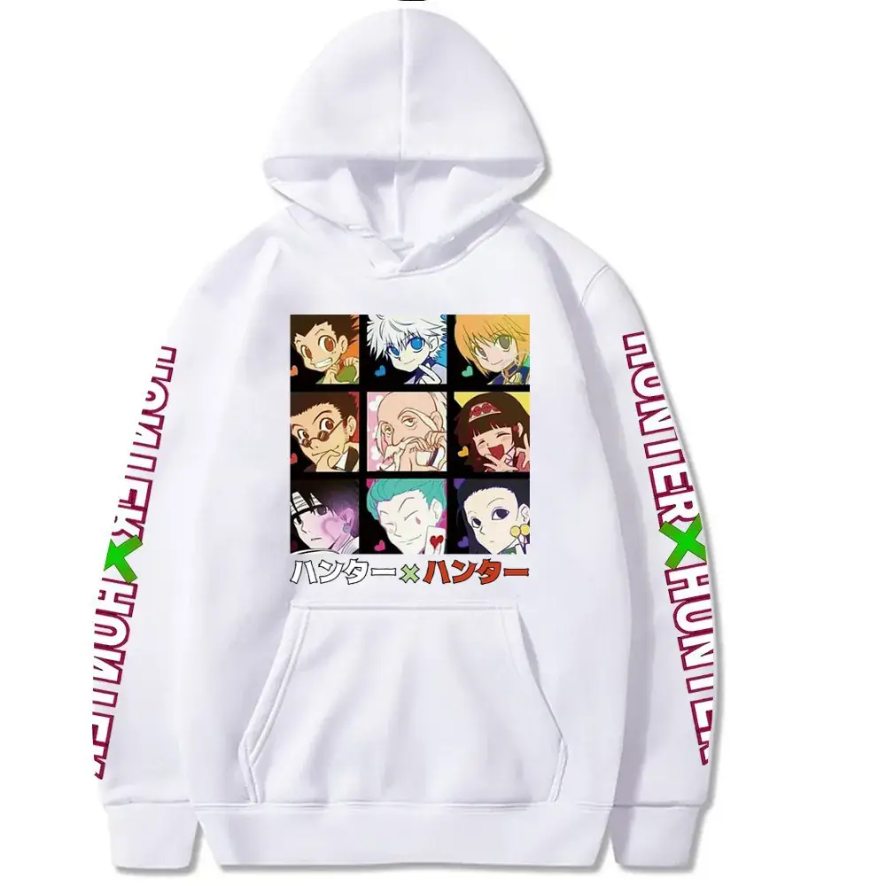 Red All-Human Cartoon Hoodie for Men