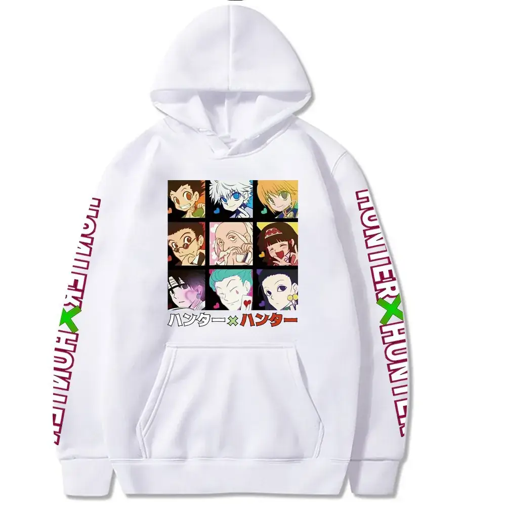 Red All-Human Cartoon Hoodie for Men