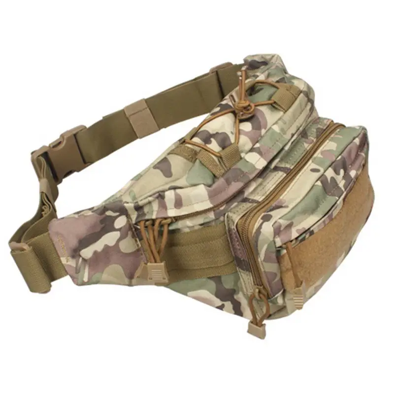 Outdoor Waist Bag Olive Green Multifunctional Sports Crossbody - Image 4