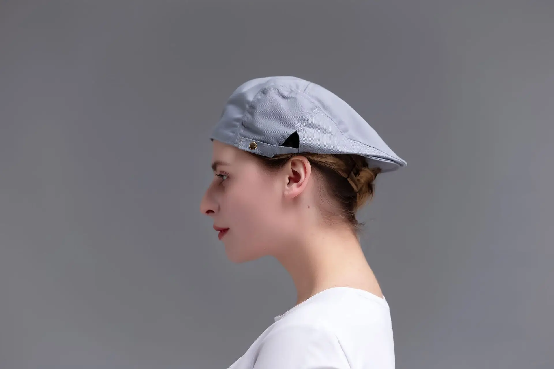 Women's Printed Peaked Cap for Catering & Restaurant Use - Image 11
