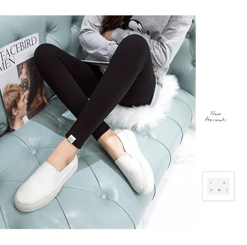 Maternity Leggings Slim Fit Belly Support Pants Autumn Winter — feature 11
