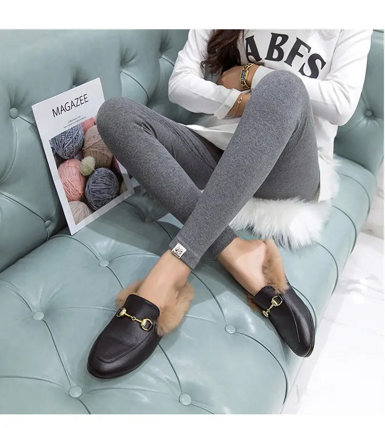 Maternity Leggings Slim Fit Belly Support Pants Autumn Winter — feature 8