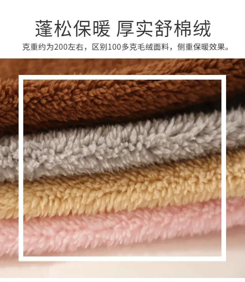 Rabbit Ear Hat Scarf Integrated Children's Winter Warm Scarf Hat Women's Cute Thickened Plush Girls' Ear Protection Hat — feature 6