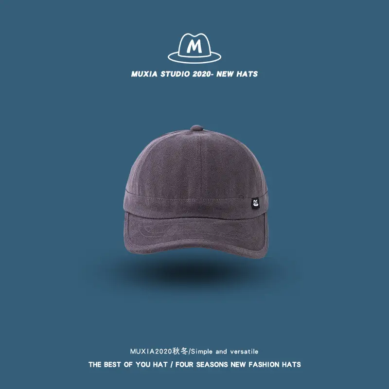 Men's Retro Eave Cap Solid Color Street Hip-Hop - Image 5