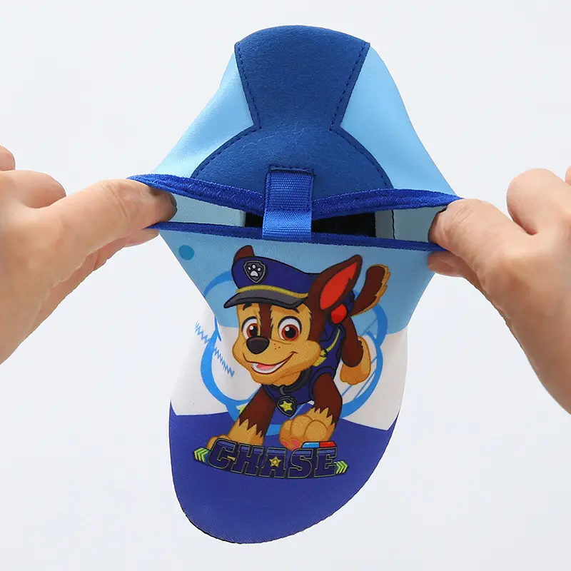 Wang Wang team Children's Home baby slippers autumn and winter indoor home shoes non-slip soft bottom floor socks bag heel cotton slippers - Image 7