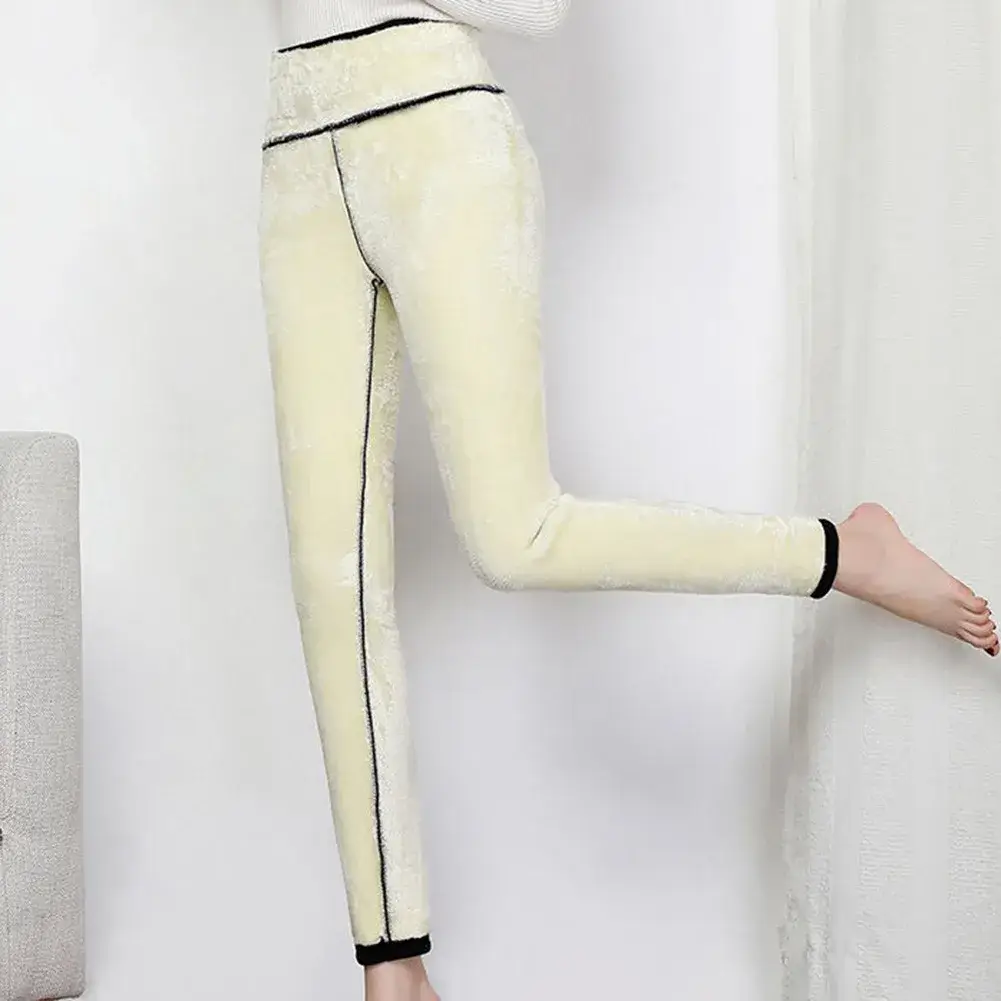 Black Fleece-lined High Waist Leggings for Girls — feature 28