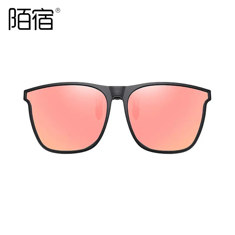 Men's Flip Clip Polarized Sunglasses Black - Image 3