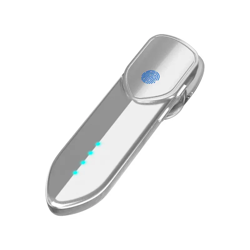 V19S Bluetooth Headset with Fingerprint Touch & Power Display - Image 2