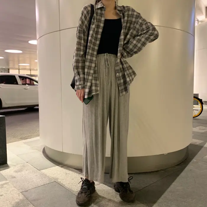 Plaid Long Sleeve Shirt Jacket for Women Autumn 2026 — feature 12