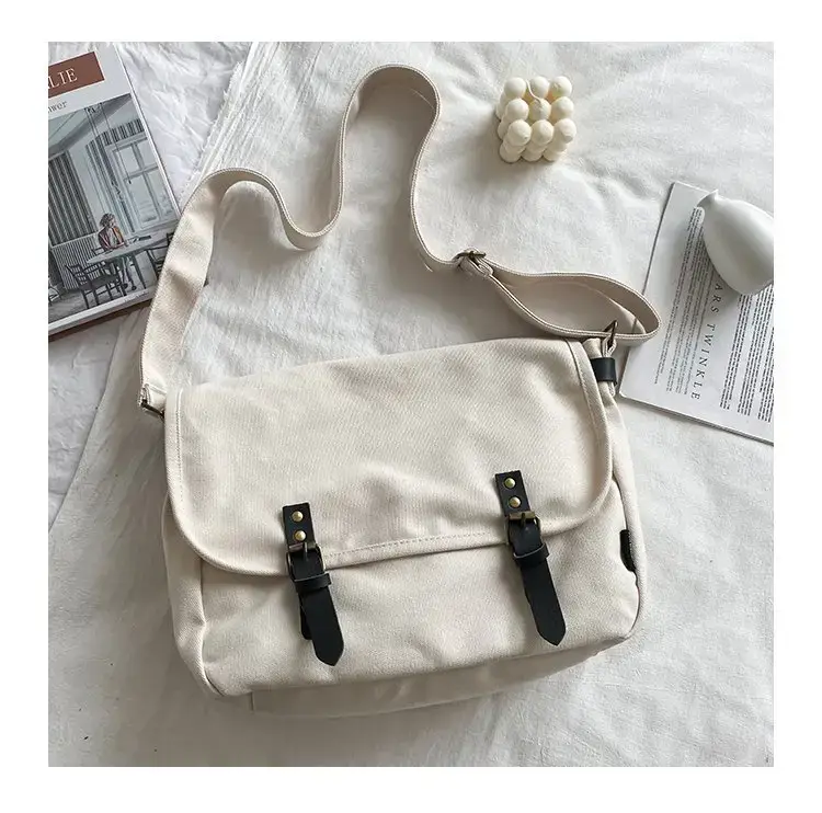 Japanese Student Canvas Crossbody Bag Large Capacity Women — feature 29