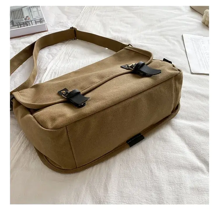 Japanese Student Canvas Crossbody Bag Large Capacity Women — feature 37