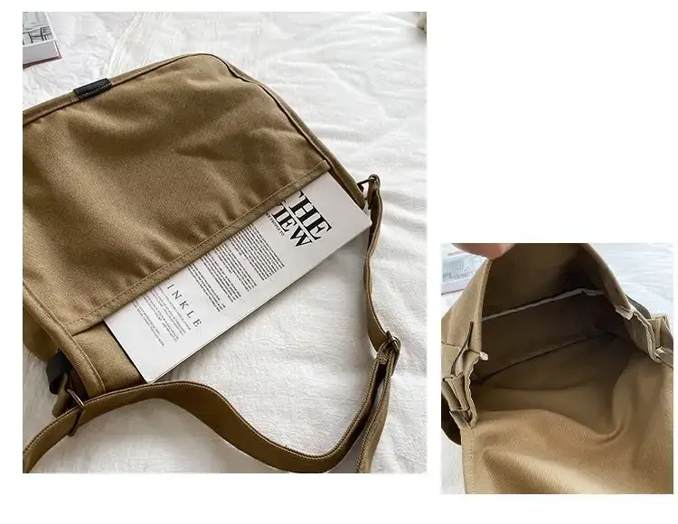 Japanese Student Canvas Crossbody Bag Large Capacity Women — feature 39