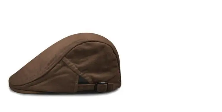 Male White Striped Kitchen Hat Adjustable Beret — feature 35