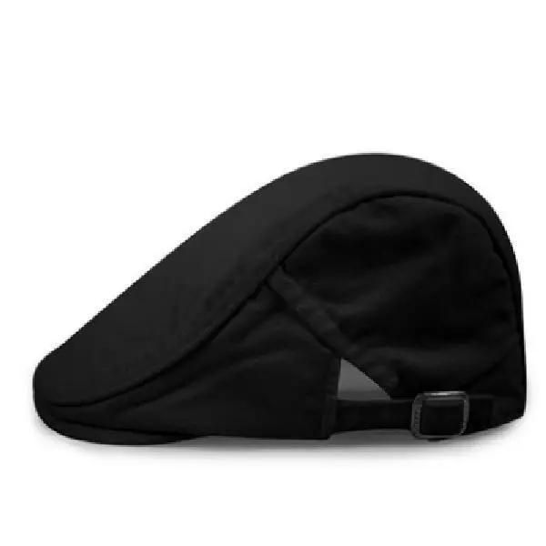Male White Striped Kitchen Hat Adjustable Beret - Image 16