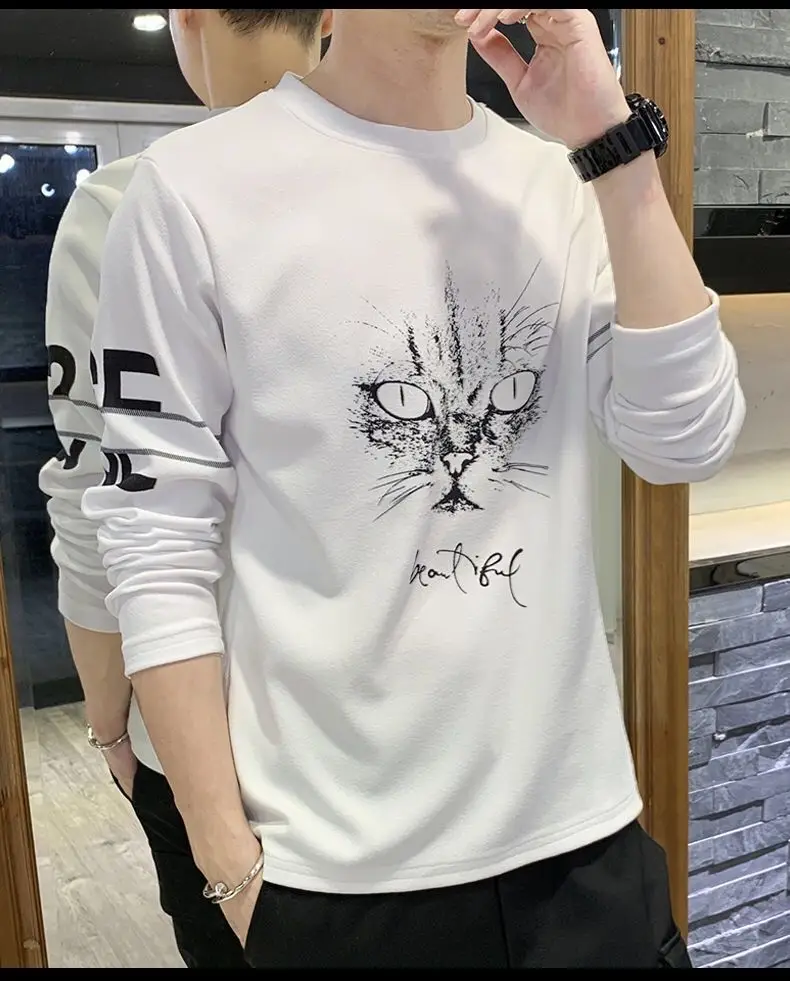 New Boys Long Sleeve Printed T-Shirt Yellow Snapback — feature 18