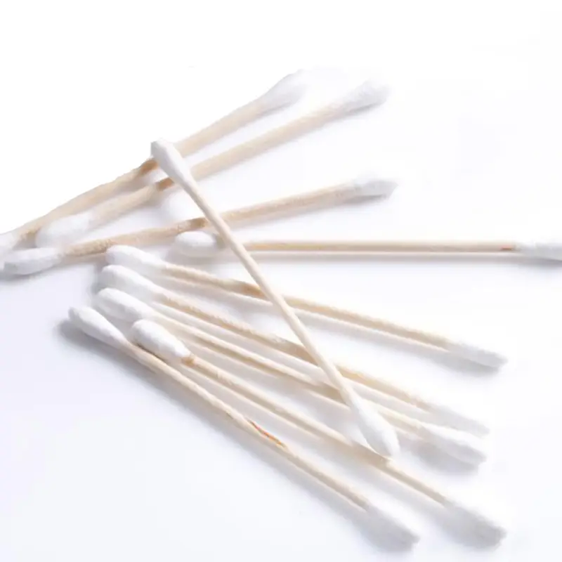 Double-Headed Cotton Ear Puff Makeup Remover Swab - Image 5