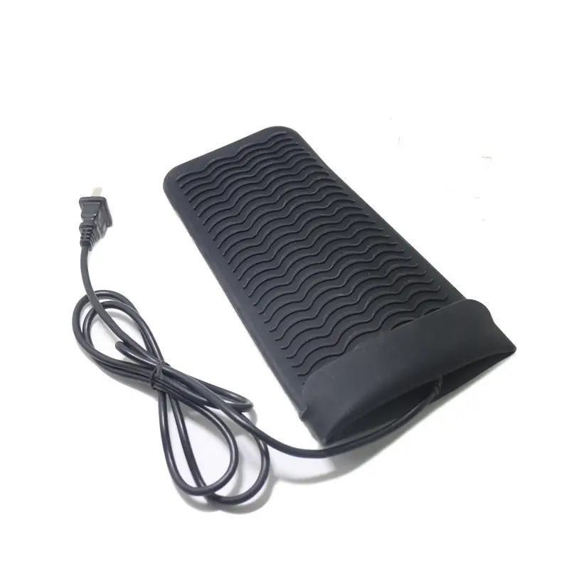 Purple Silicone Hair Straightener Heat Insulation Sleeve - Image 7