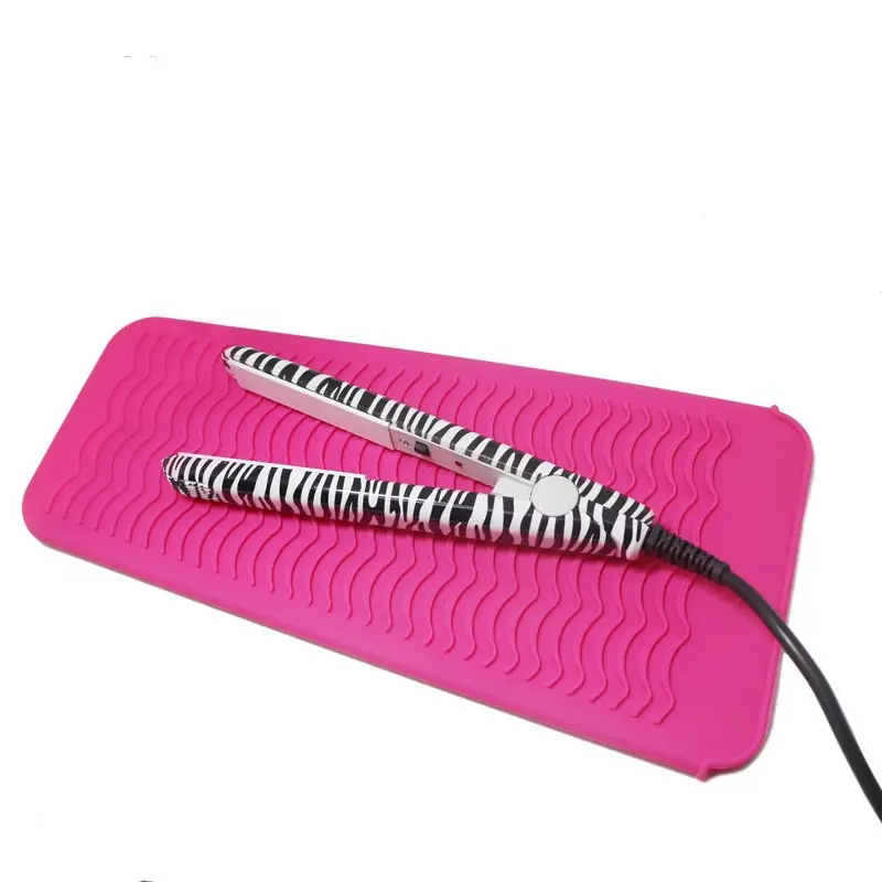 Purple Silicone Hair Straightener Heat Insulation Sleeve - Image 3