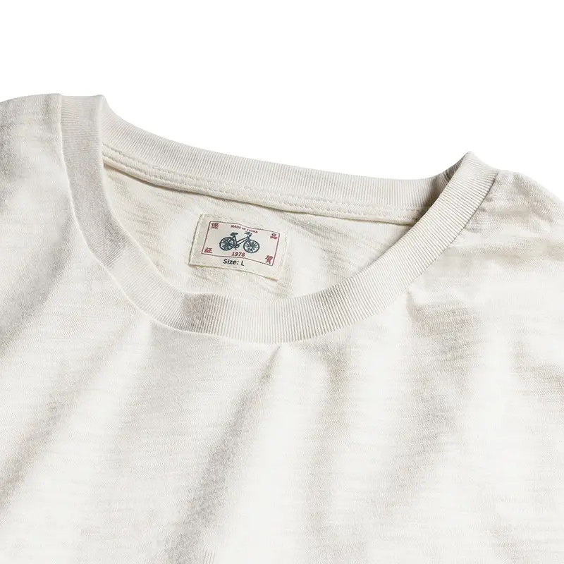 Men's White Hip-hop Loose T-Shirt Solid Color