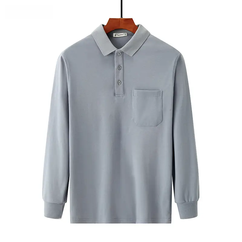 Middle-aged Dad Long Sleeve Cotton T-Shirt Green - Image 30