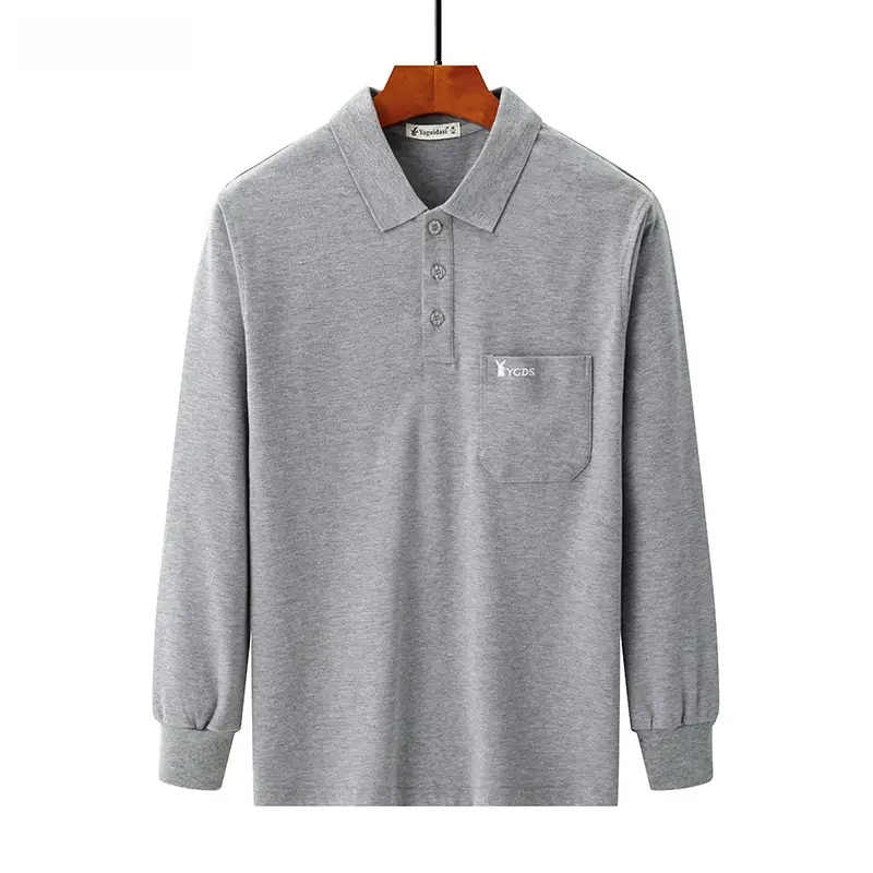 Middle-aged Dad Long Sleeve Cotton T-Shirt Green - Image 7
